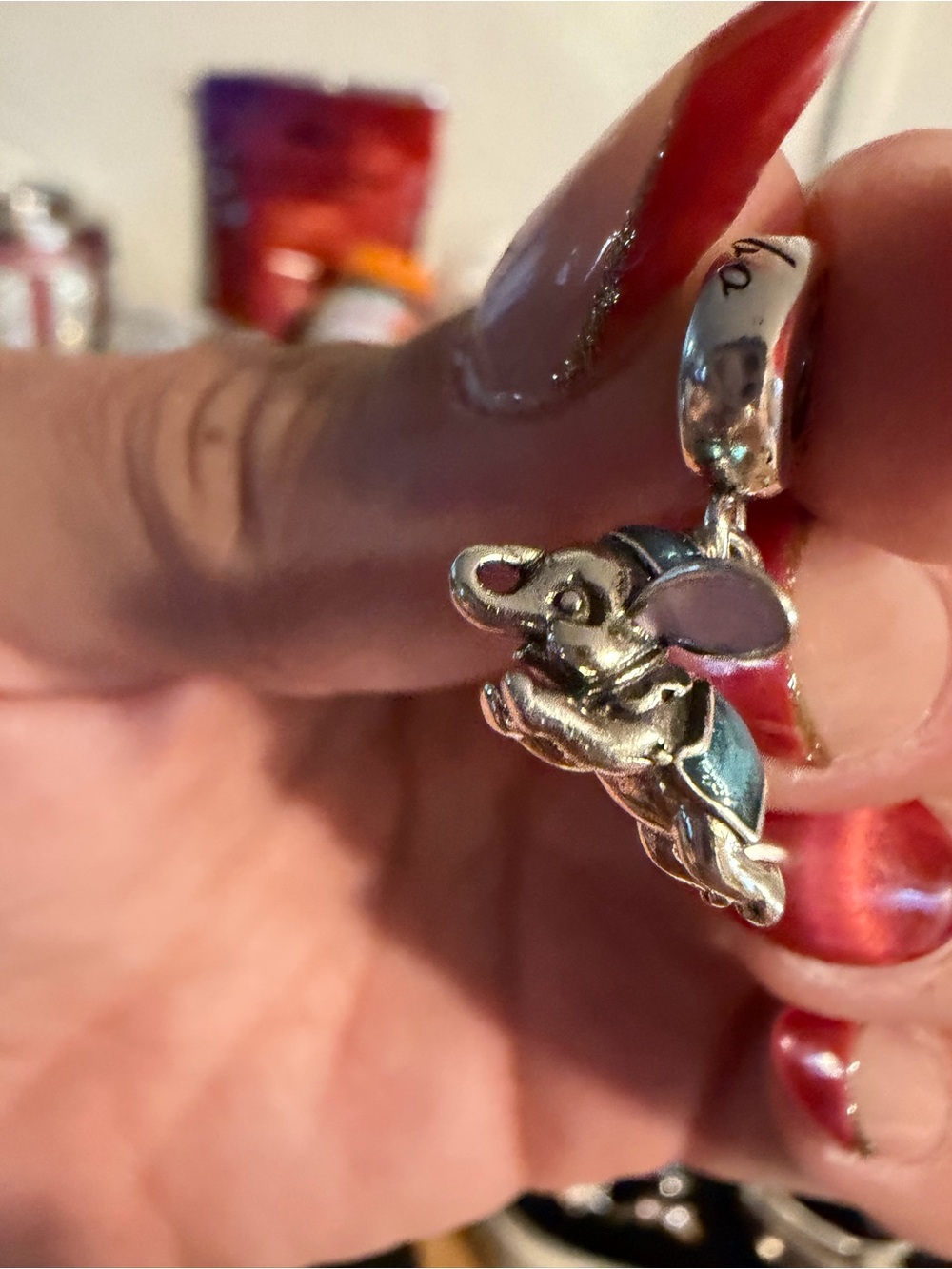 Pandora Disney Flying Dumbo Dangle Charm #792124ENMX